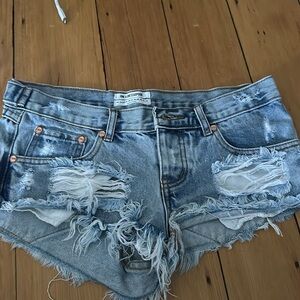 one teaspoon jean shorts